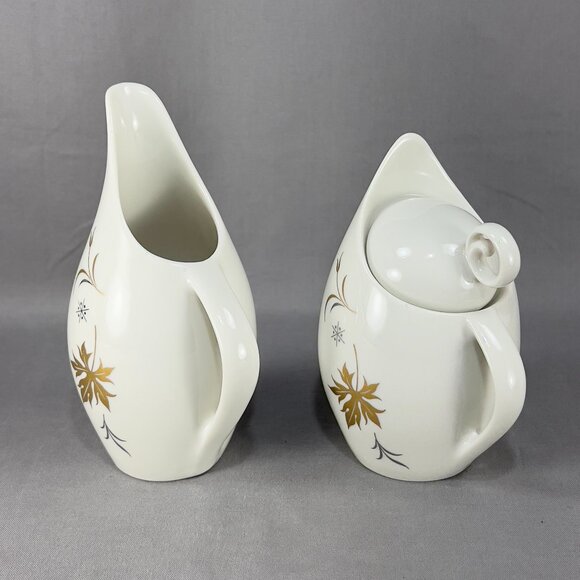 Vtg Royal Jackson Enchantment Parisienne Sugar Bowl & Lid Creamer Floral - Picture 4 of 16